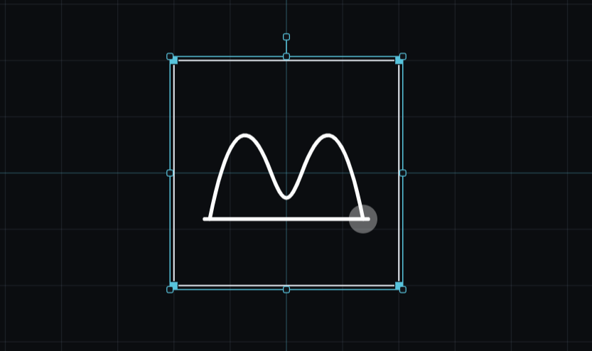 Manim Studio SVG Vector Canvas & Path Control Handles Manim Studio SVG Vector Editor Canvas & Interactive Transform Handles